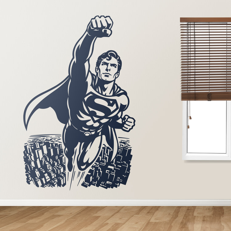 Vinilos Decorativos: Superman Metropolis