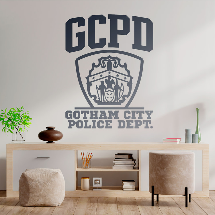Vinilos Decorativos: GCPD - Gotham City Police Dept