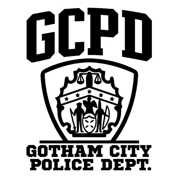 Vinilos Decorativos: GCPD - Gotham City Police Dept