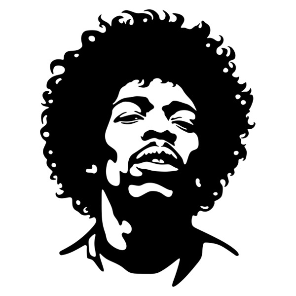 Vinilos Decorativos: Jimi Hendrix Artist