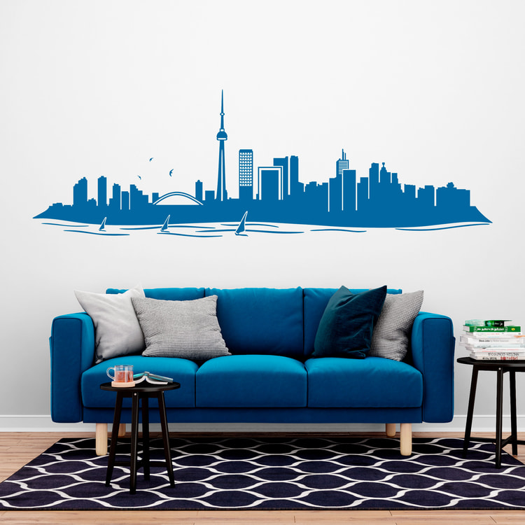 Vinilos Decorativos: Skyline Toronto
