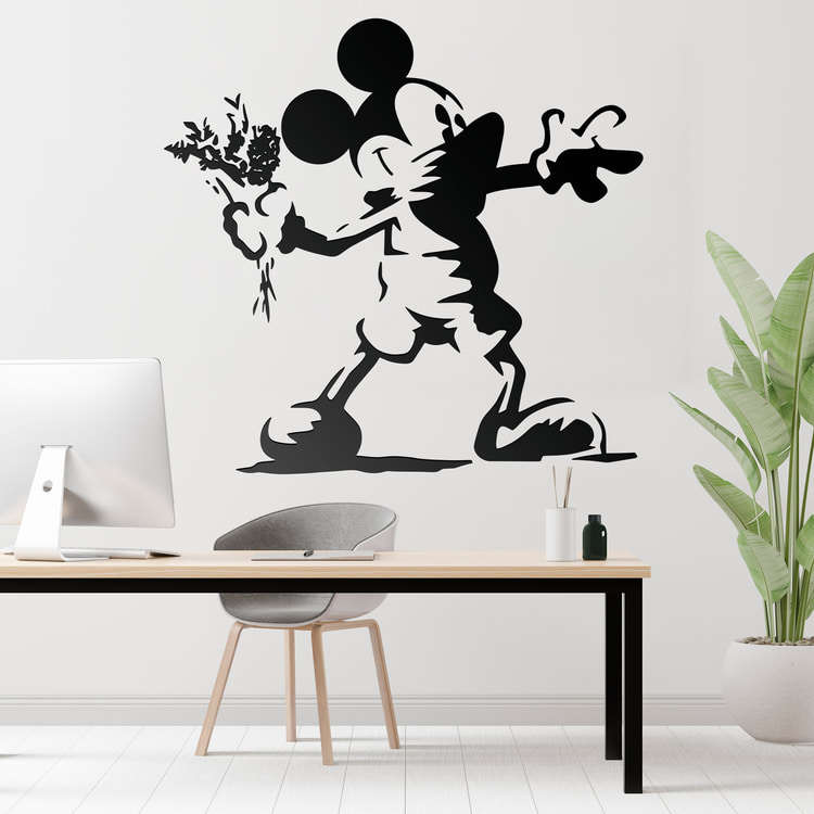 Vinilos Decorativos: Mickey Mouse Banksy