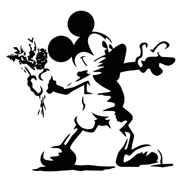Vinilos Decorativos: Mickey Mouse Banksy