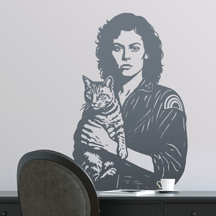 Vinilos Decorativos: Teniente Ripley y Jonesy