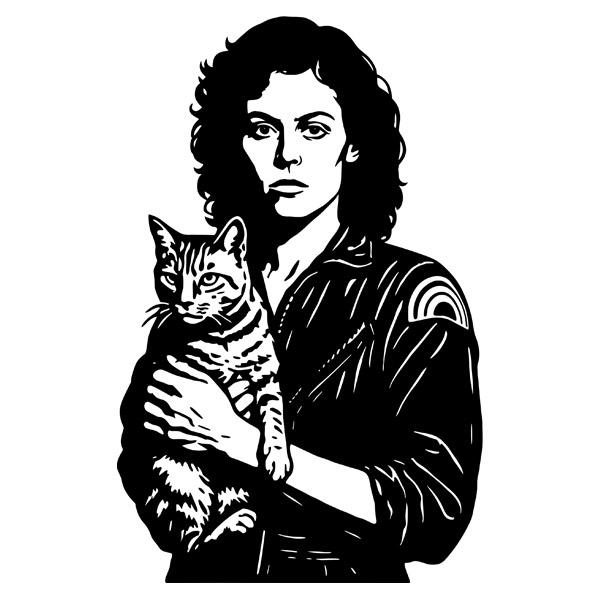 Vinilos Decorativos: Teniente Ripley y Jonesy