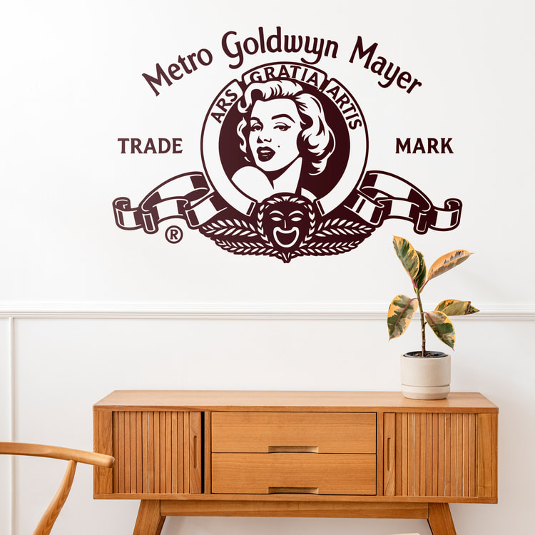 Vinilos Decorativos: Vinilo decorativo Logo MGM Marilyn Monroe