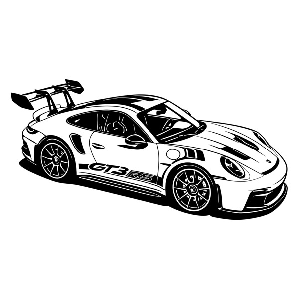Vinilos Decorativos: Porsche 911 GT3 RS 991