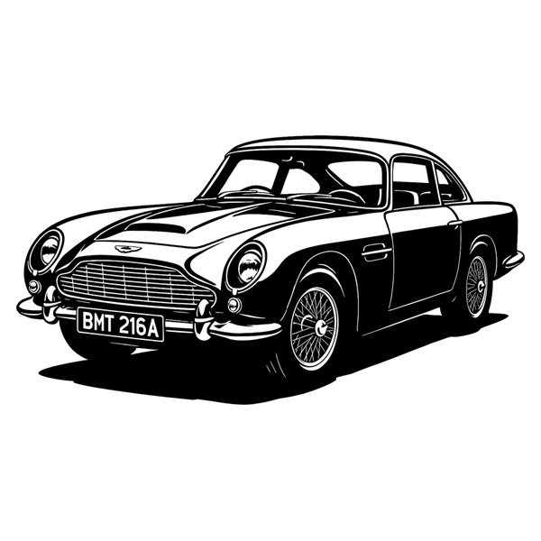Vinilos Decorativos: Aston Martin DB5 007