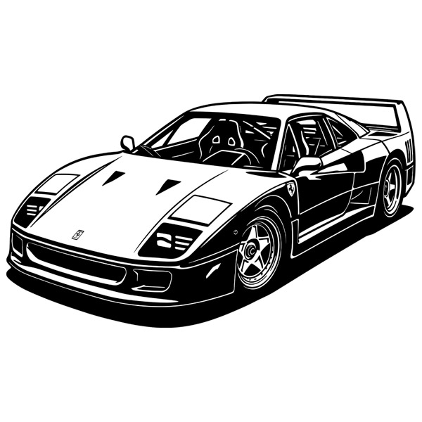 Vinilos Decorativos: Ferrari F-40