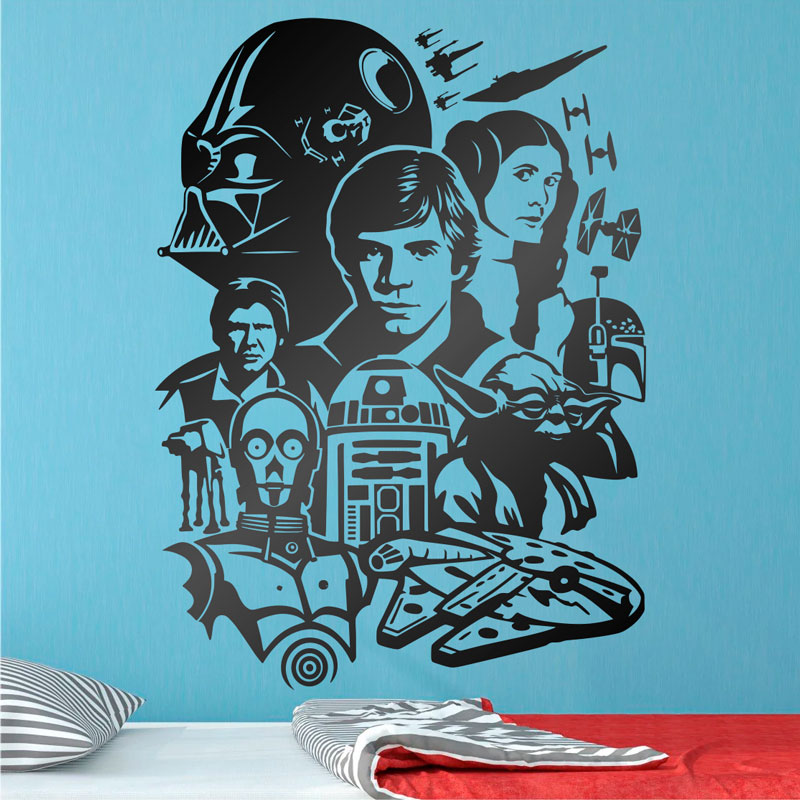 Vinilos Decorativos: Star Wars - Trilogía original