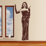 Vinilos Decorativos: Gilda - Rita Hayworth 4