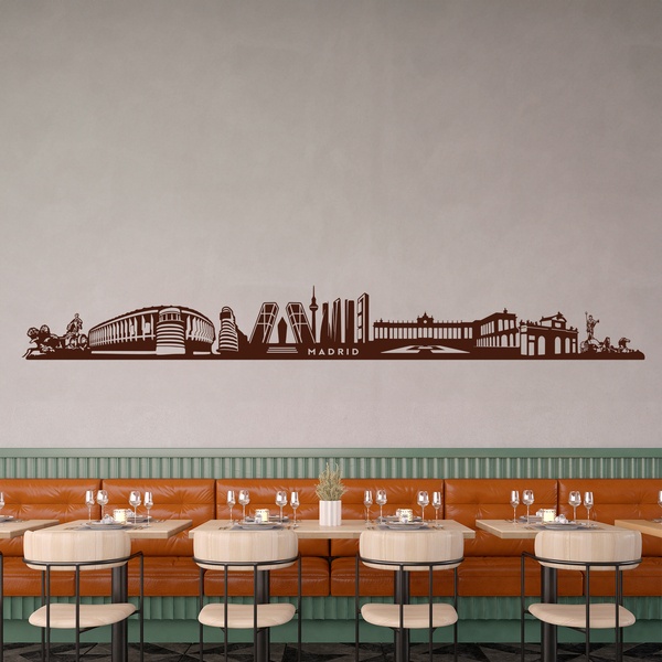 Vinilos Decorativos: Skyline de Madrid