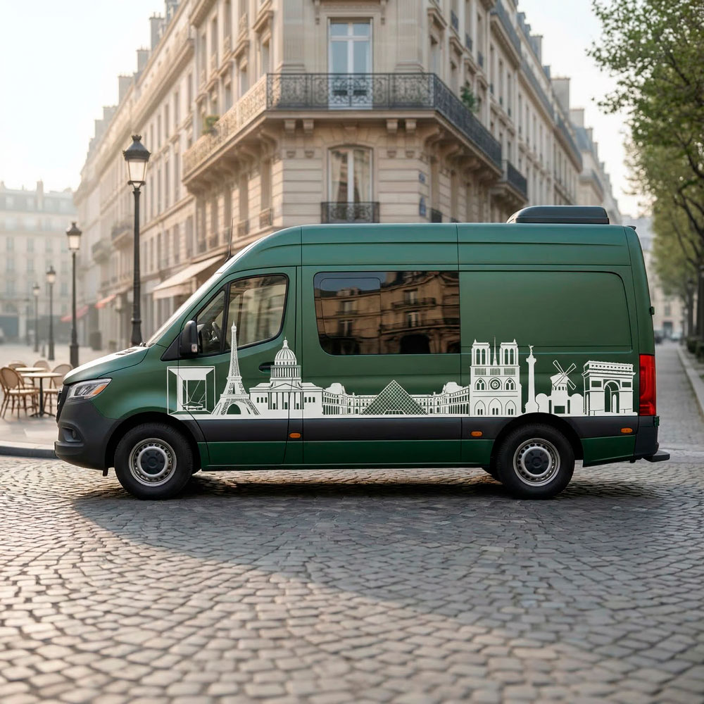 Vinilos Decorativos: Skyline de Par&iacute;s