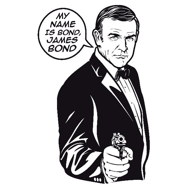 Vinilos Decorativos: My name is Bond, James Bond