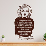 Vinilos Decorativos: La imperfección es belleza... Marilyn Monroe 2