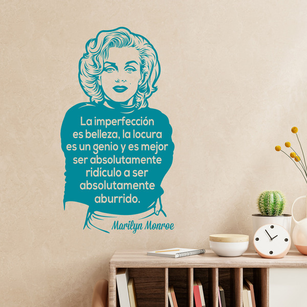 Vinilos Decorativos: La imperfección es belleza... Marilyn Monroe