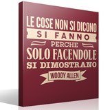 Vinilos Decorativos: Le cose non si dicono... Woody Allen 3