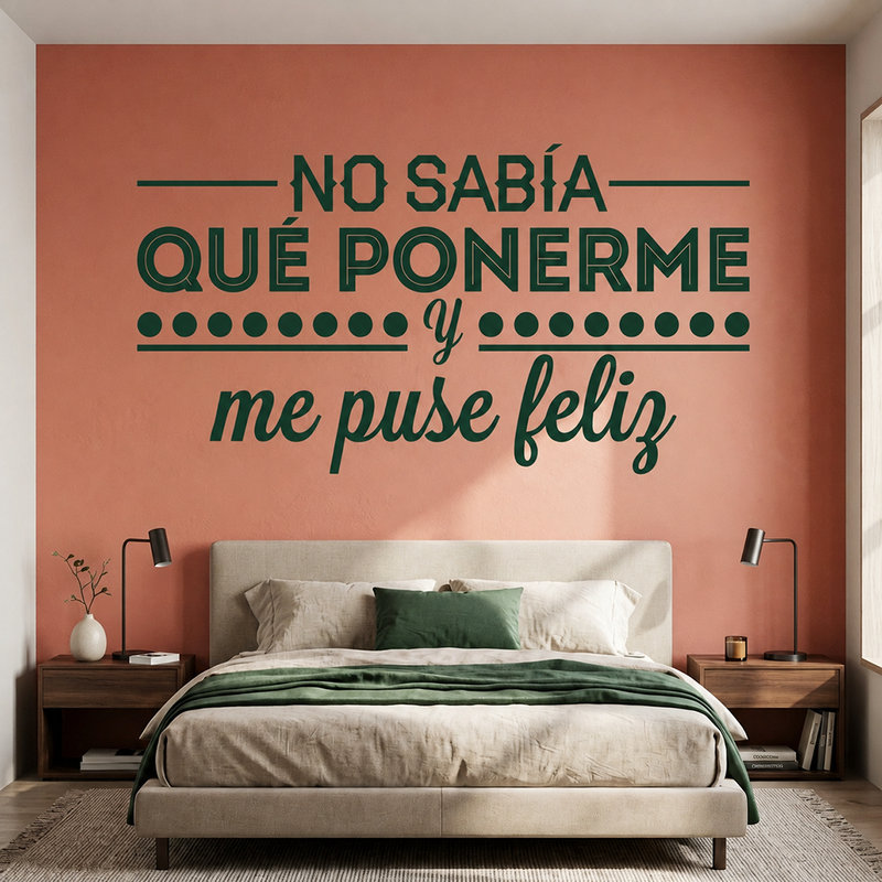 Vinilos Decorativos: No sab&iacute;a que ponerme...
