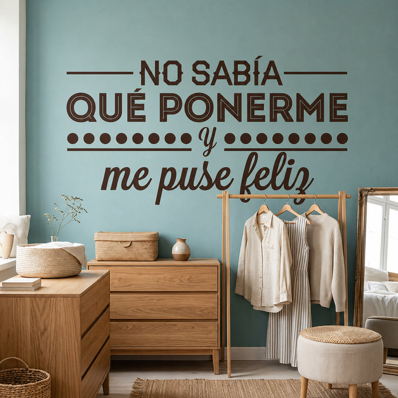 Vinilos Decorativos: No sab&iacute;a que ponerme...