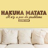 Vinilos Decorativos: Hakuna Matata en francés 2