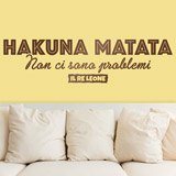 Vinilos Decorativos: Hakuna Matata en italiano 2