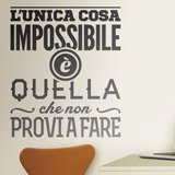 Vinilos Decorativos: L'unica cosa imposssibile è quella... 2