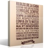 Vinilos Decorativos: Regles de la casa 3