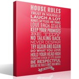 Vinilos Decorativos: House Rules 3