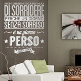 Vinilos Decorativos: Non dimenticare mai di sorridere 2