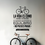 Vinilos Decorativos: La vida es como montar en bicicleta 4