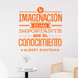 Vinilos Decorativos: La imaginación - Albert Einstein 4