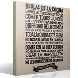 Vinilos Decorativos: Reglas de la Cocina 3