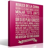 Vinilos Decorativos: Regles de la cuina - catalán 3