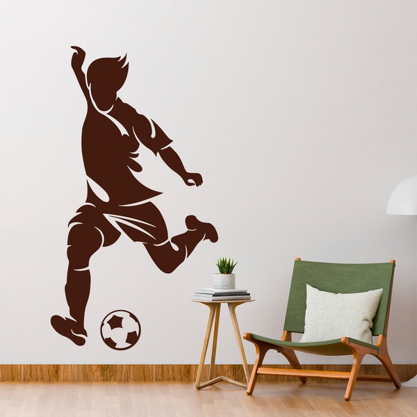 Vinilos Decorativos: Jugador Fútbol