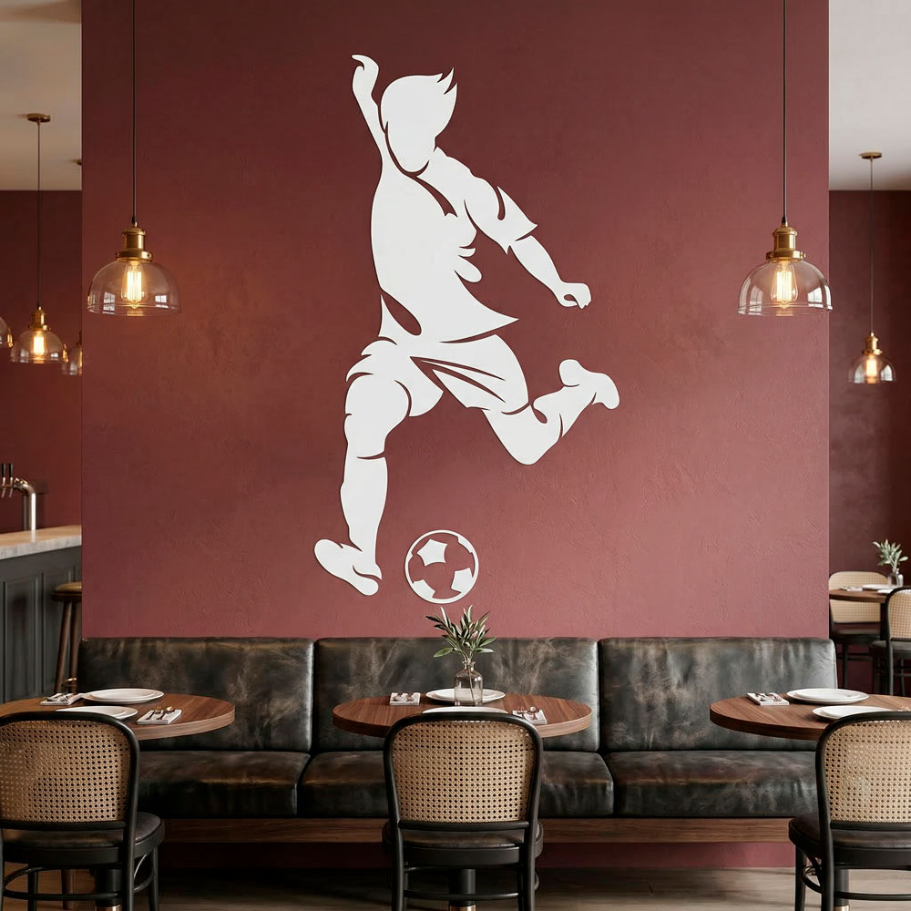 Vinilos Decorativos: Jugador F&uacute;tbol