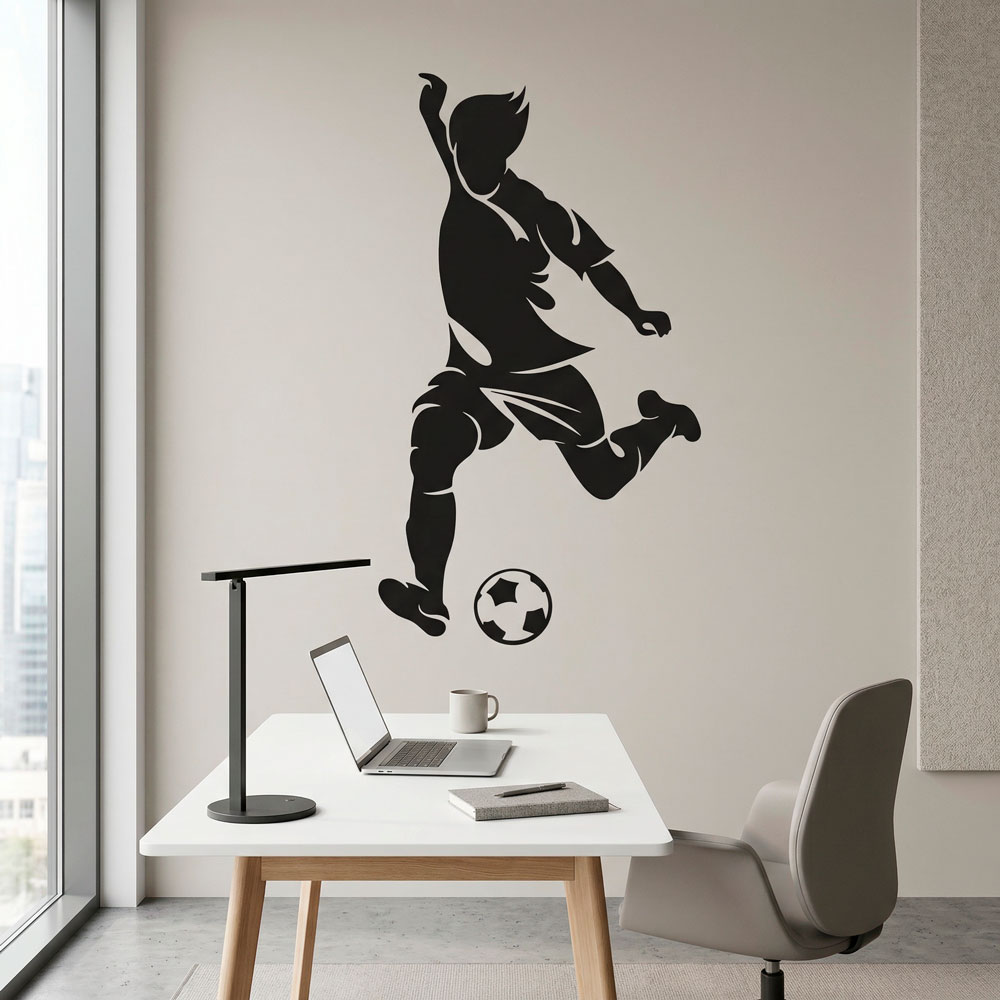 Vinilos Decorativos: Jugador F&uacute;tbol