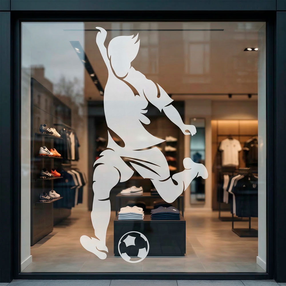 Vinilos Decorativos: Jugador F&uacute;tbol