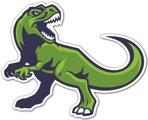 Pegatinas: Dinosaurio Rex