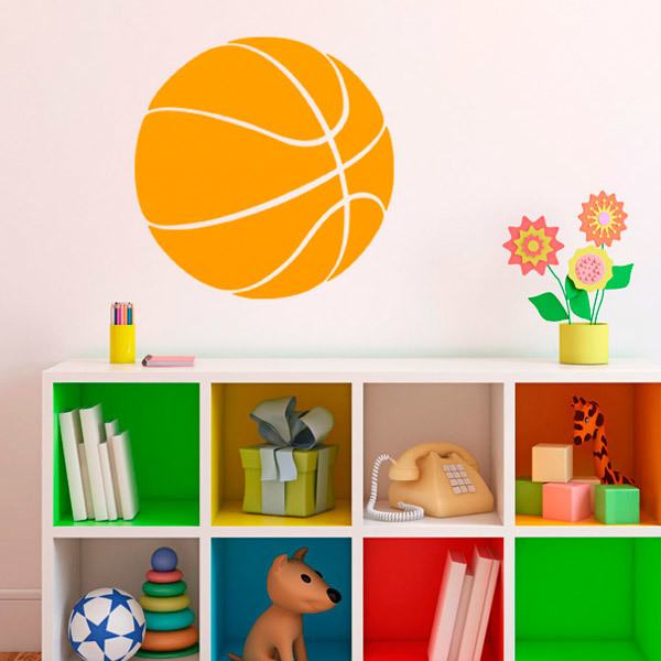 Vinilos Decorativos: Balón de Baloncesto