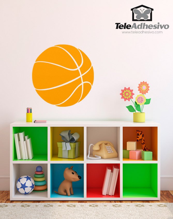 Vinilos Decorativos: Balón de Baloncesto