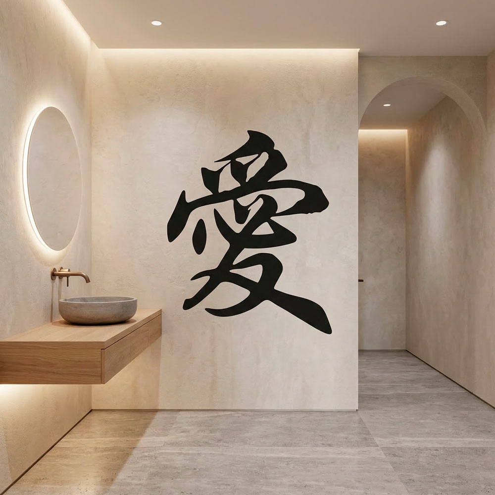 Vinilos Decorativos: Letra china del amor (V)