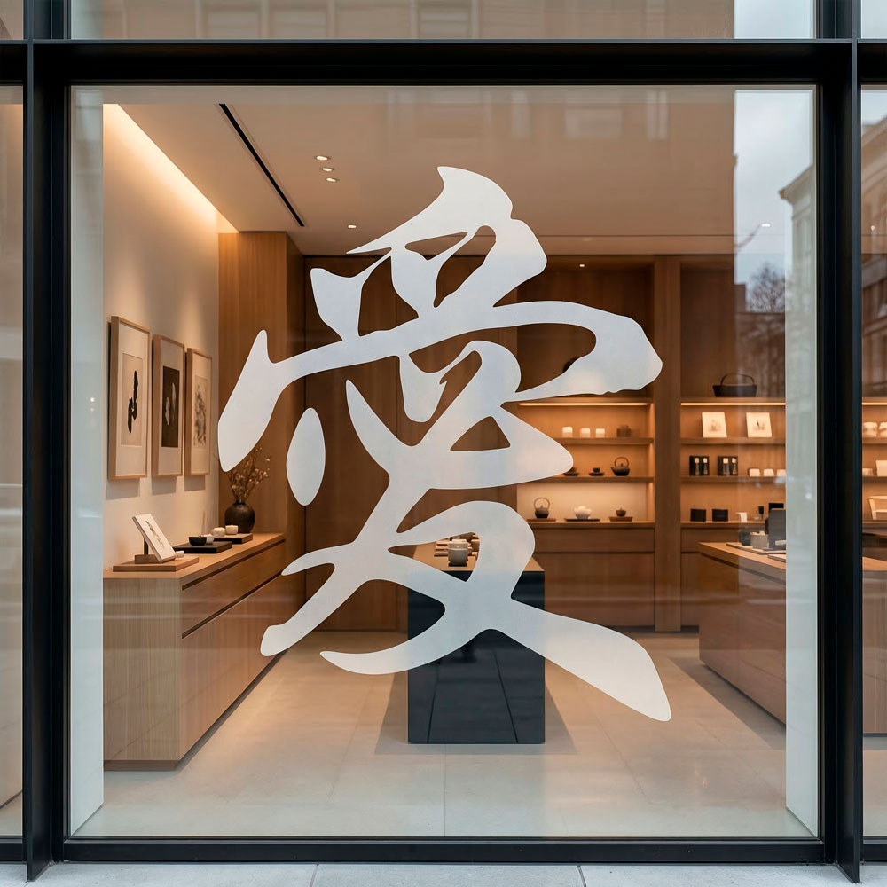 Vinilos Decorativos: Letra china del amor (V)