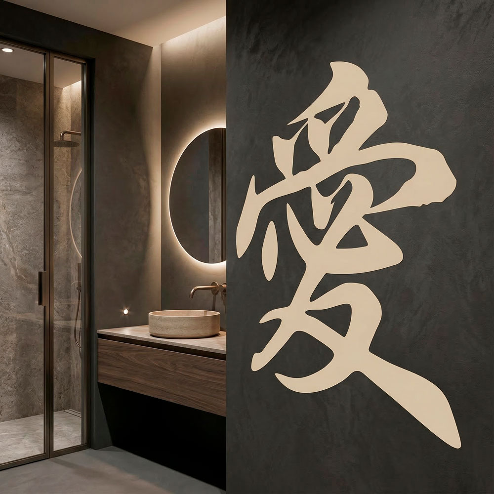 Vinilos Decorativos: Letra china del amor (V)