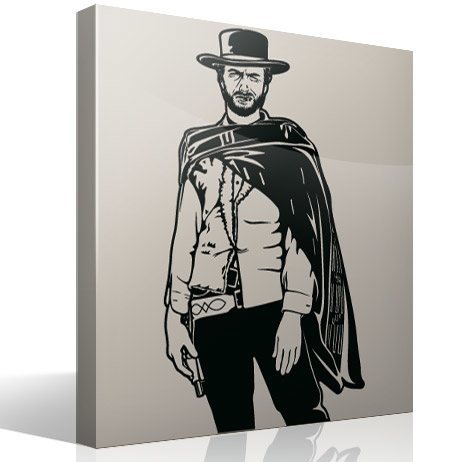 Vinilos Decorativos: Clint Eastwood Western