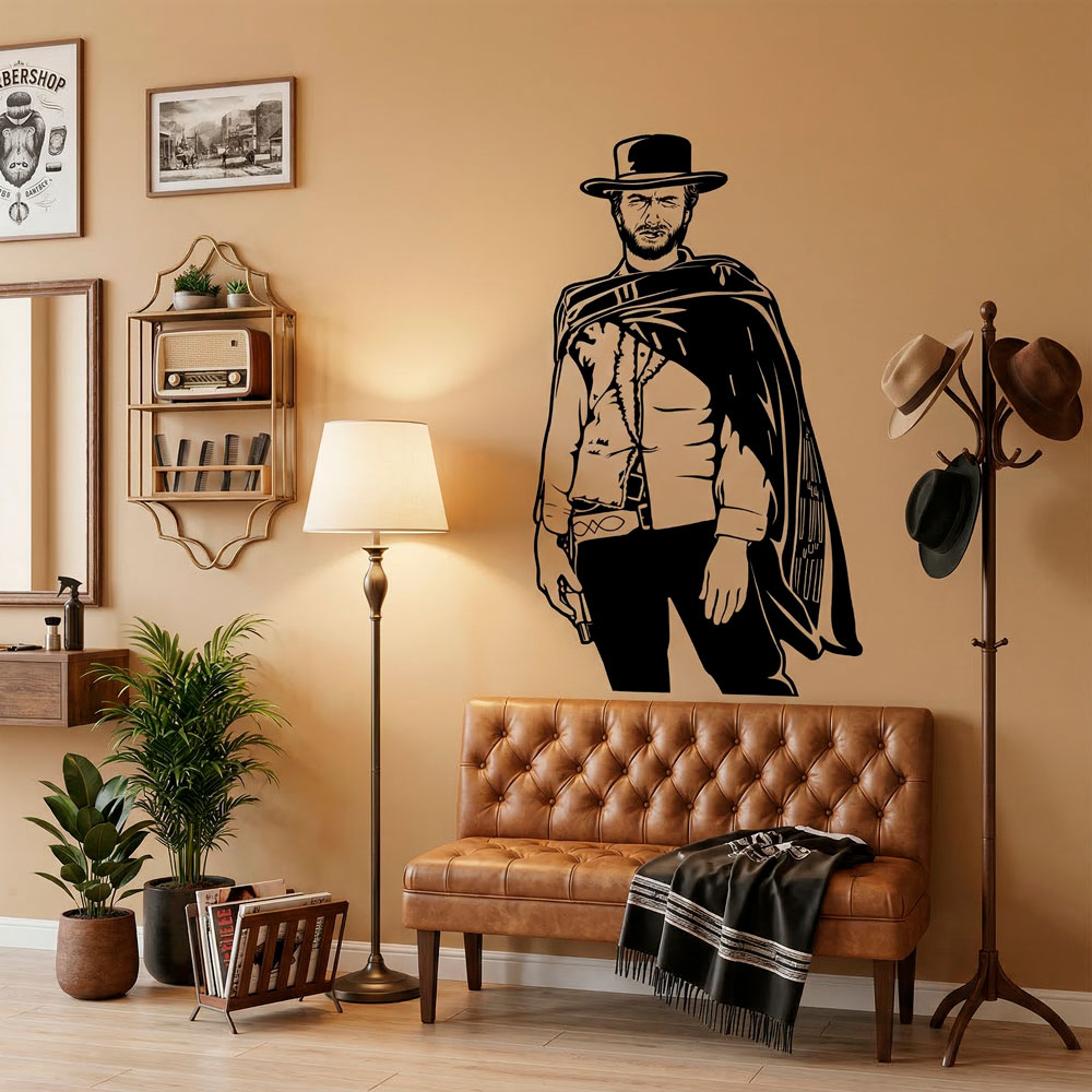 Vinilos Decorativos: Clint Eastwood Western