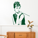 Vinilos Decorativos: Audrey Hepburn posando 4