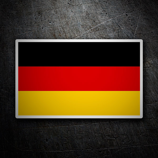 Pegatinas: Bandera de Alemania 1