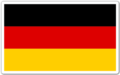 Pegatinas: Bandera de Alemania