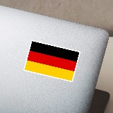 Pegatinas: Bandera de Alemania 4