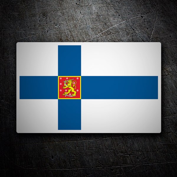 Pegatinas: Bandera de Finlandia